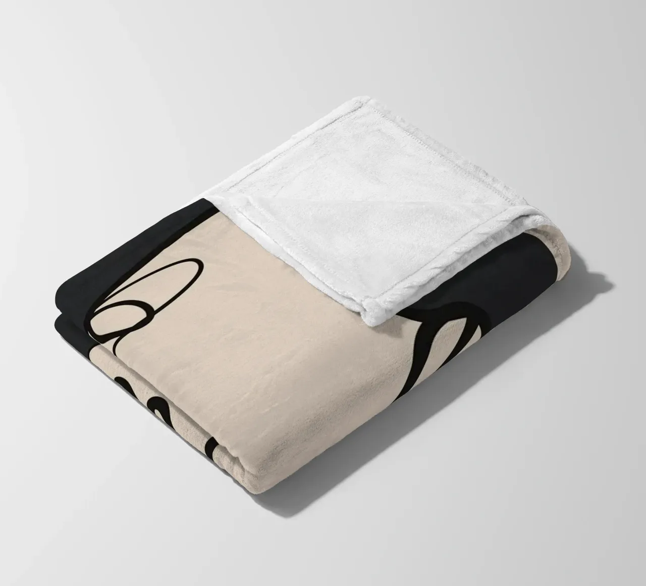 Interwoven Faces 1 coperta in pile da Nadjaa