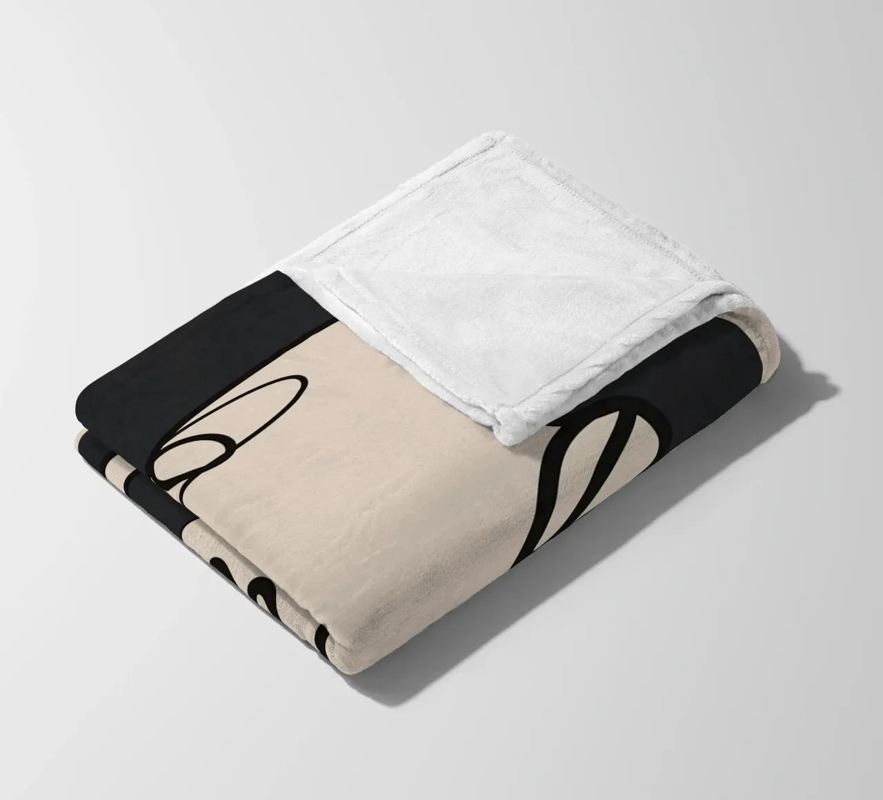 Interwoven Faces 1 coperta in pile da Nadjaa