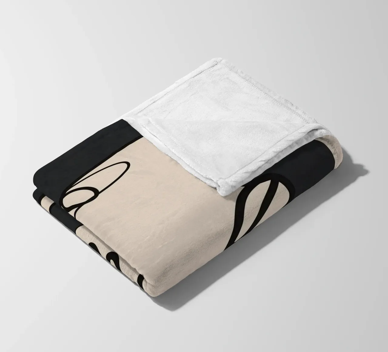 Interwoven Faces 1 coperta in pile da Nadjaa