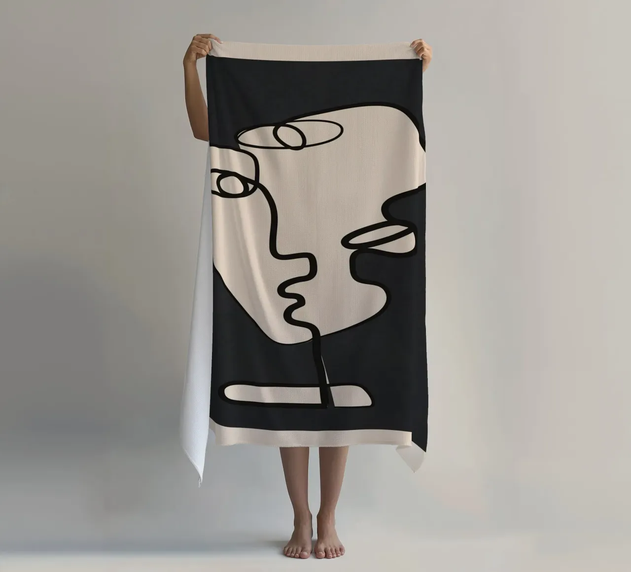 Interwoven Faces 1 telo mare da Nadjaa