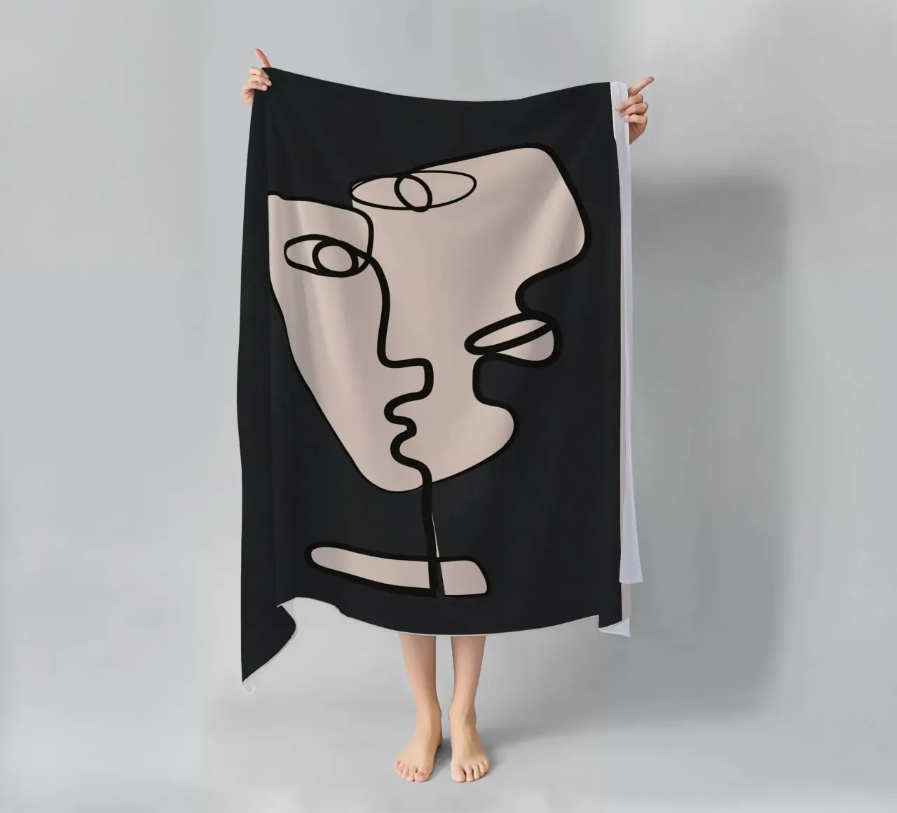 Interwoven Faces 1 telo mare da Nadjaa