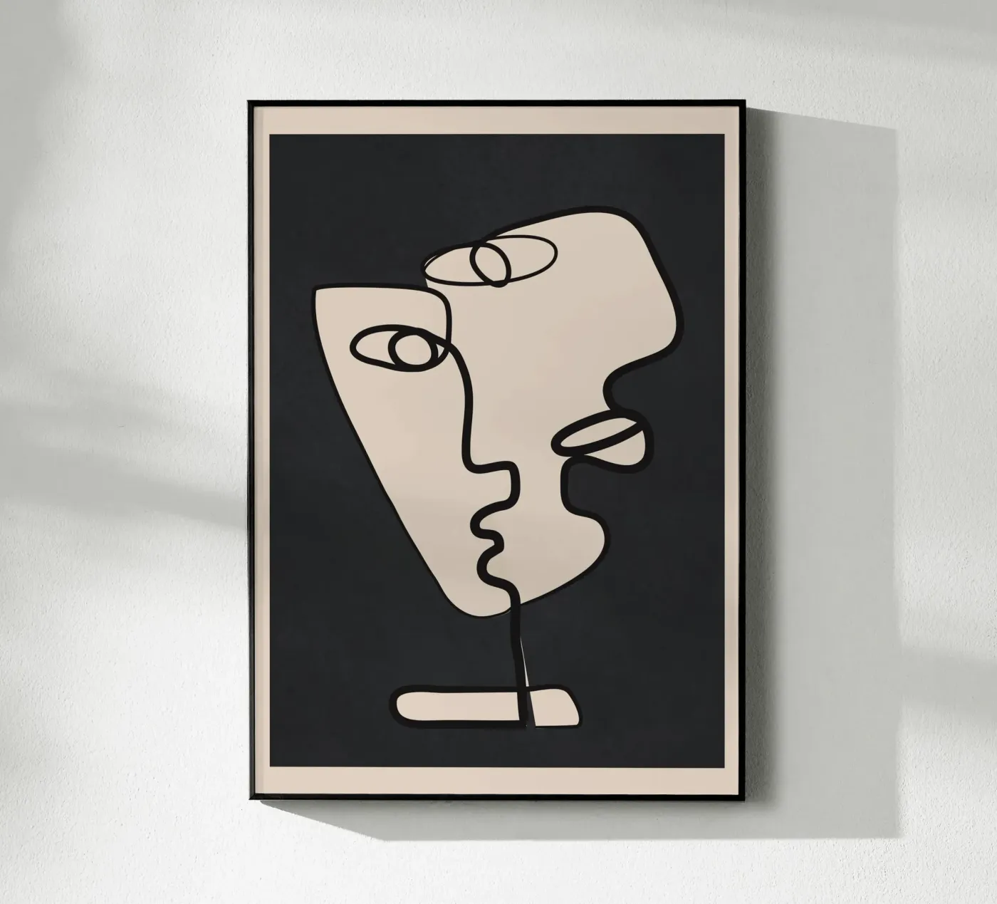 Interwoven Faces 1 plexiglas de Nadjaa