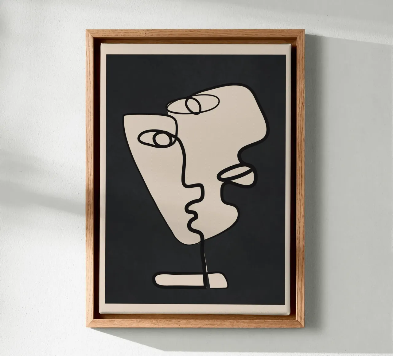 Interwoven Faces 1 tela da Nadjaa