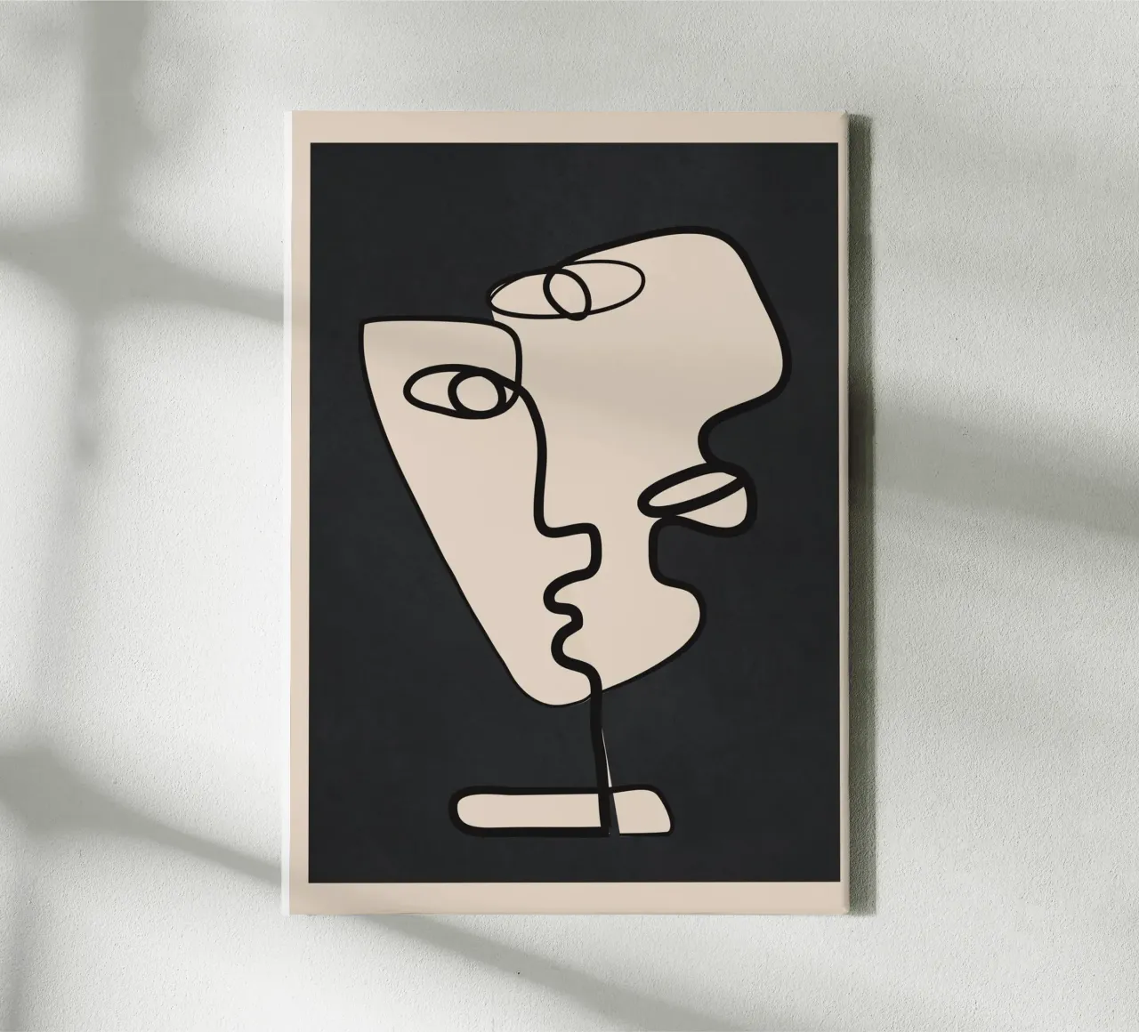 Interwoven Faces 1 tela da Nadjaa