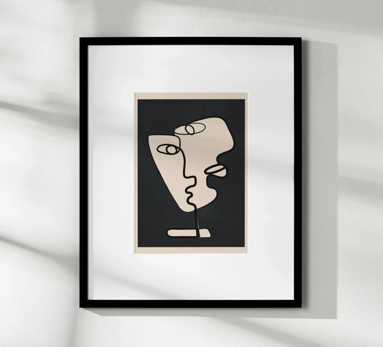 Interwoven Faces 1 poster da Nadjaa