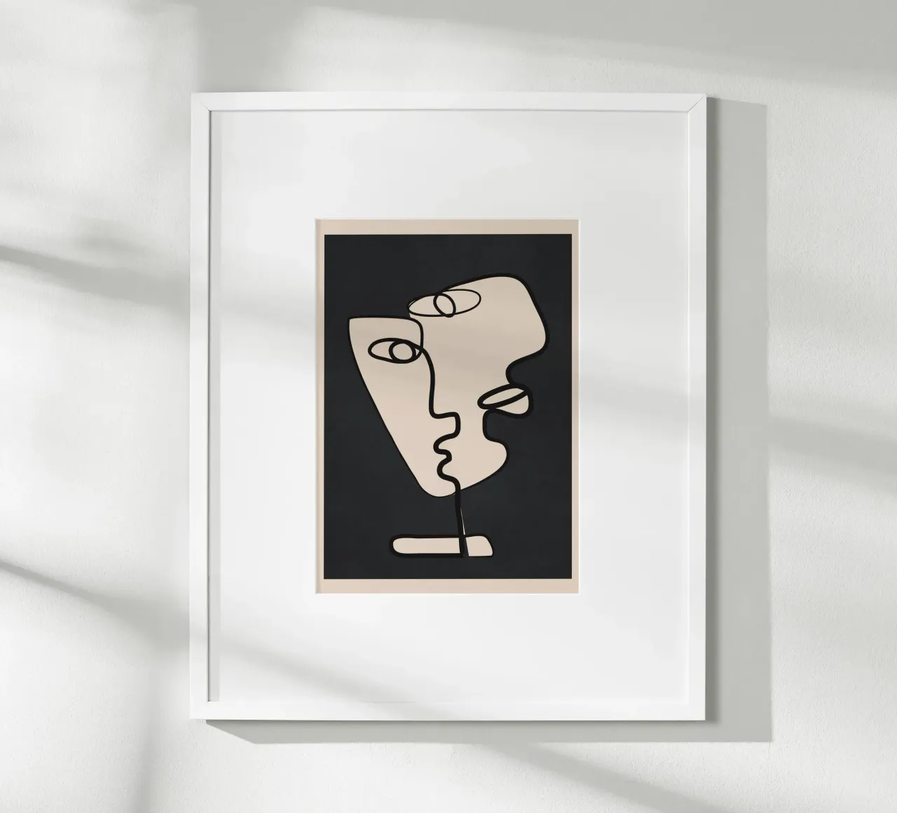 Interwoven Faces 1 poster da Nadjaa