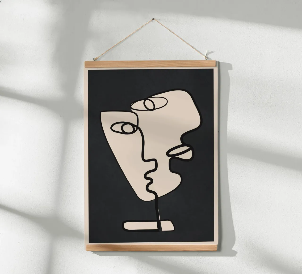 Interwoven Faces 1 poster da Nadjaa