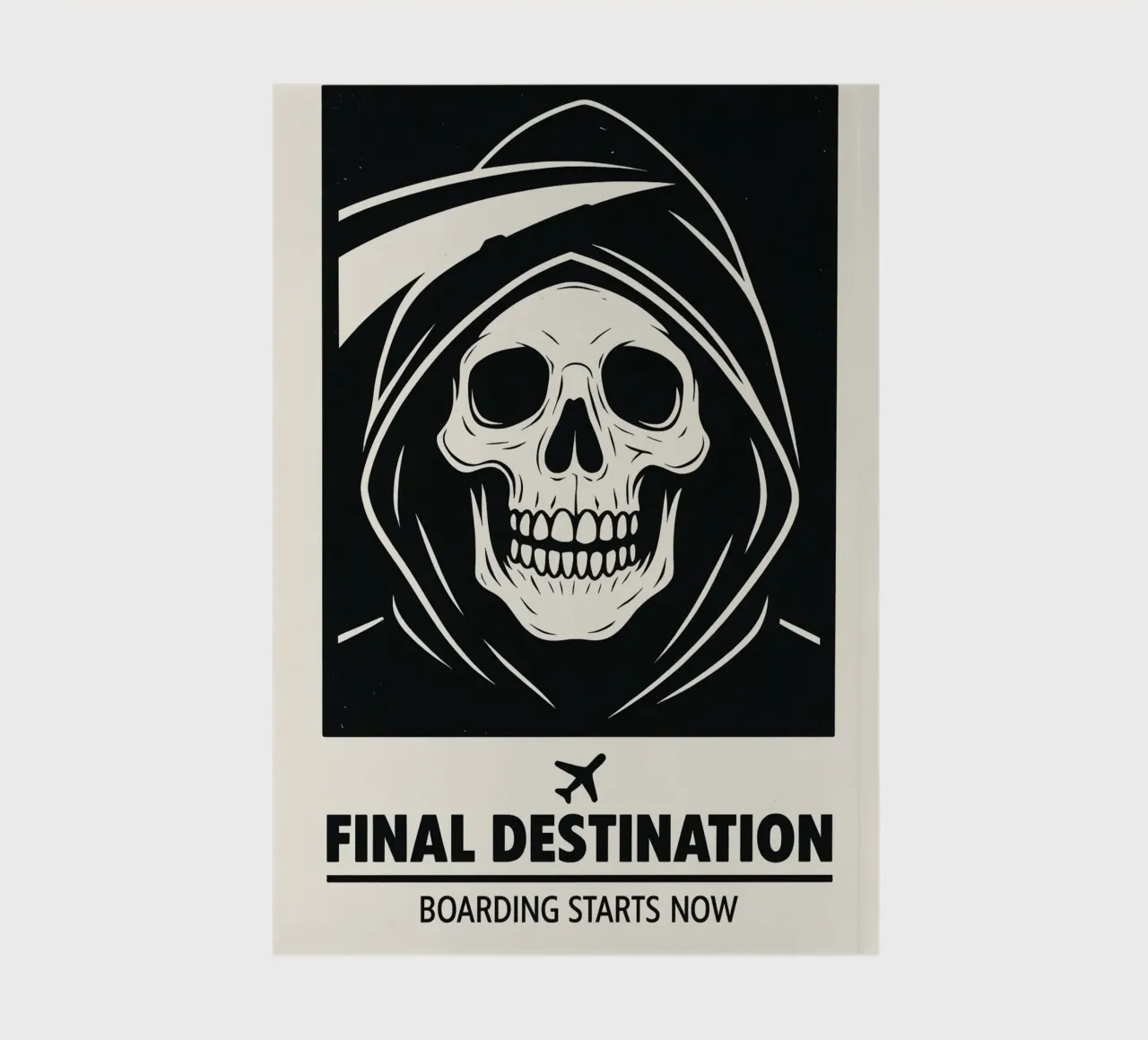 Final Destination Print notebook by MoviesArt