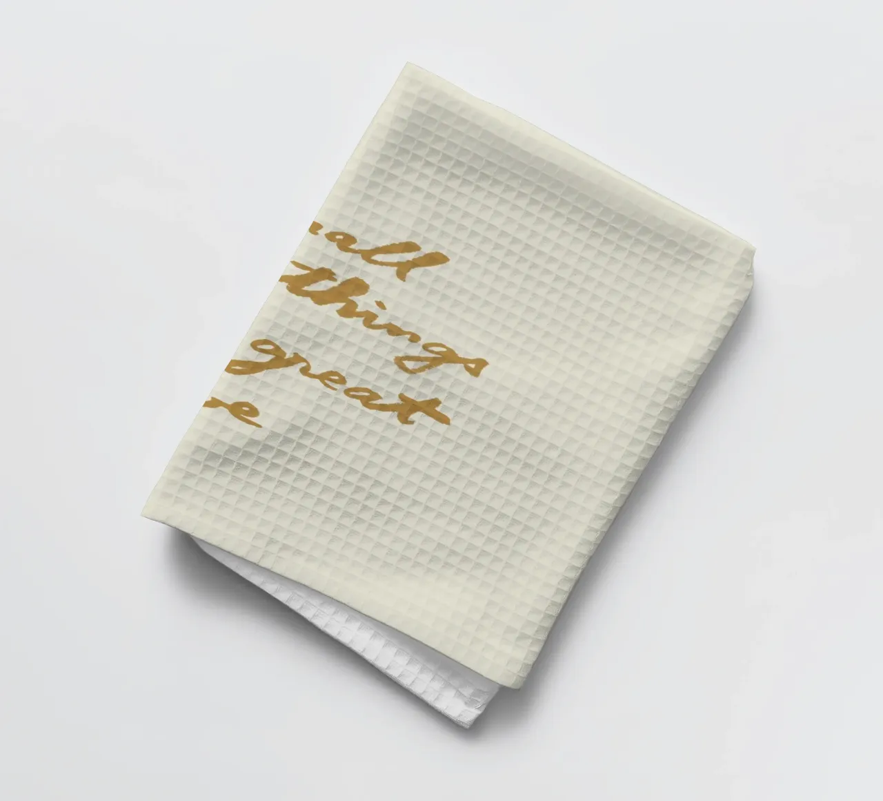 Doe kleine dingen met grote liefde - G theedoek van intemporalis