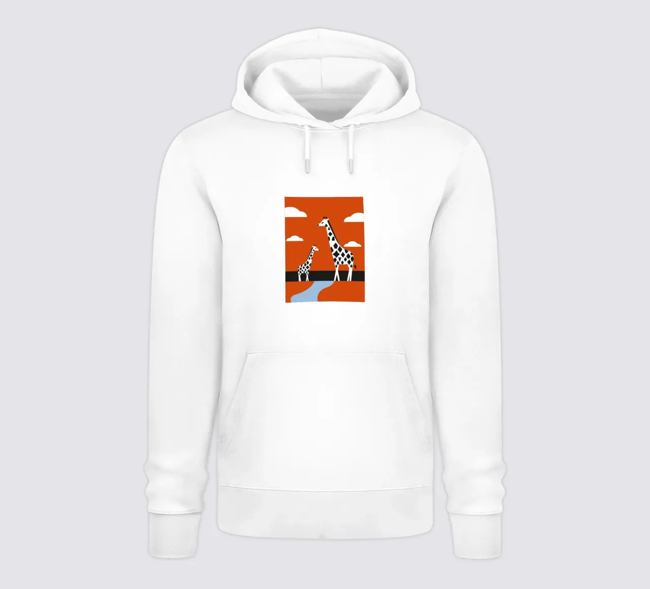 Two Giraffes felpa con cappuccio da LOOK DIFFERENT