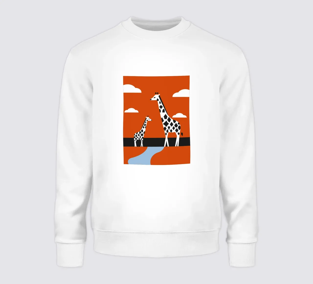 Two Giraffes felpa da LOOK DIFFERENT