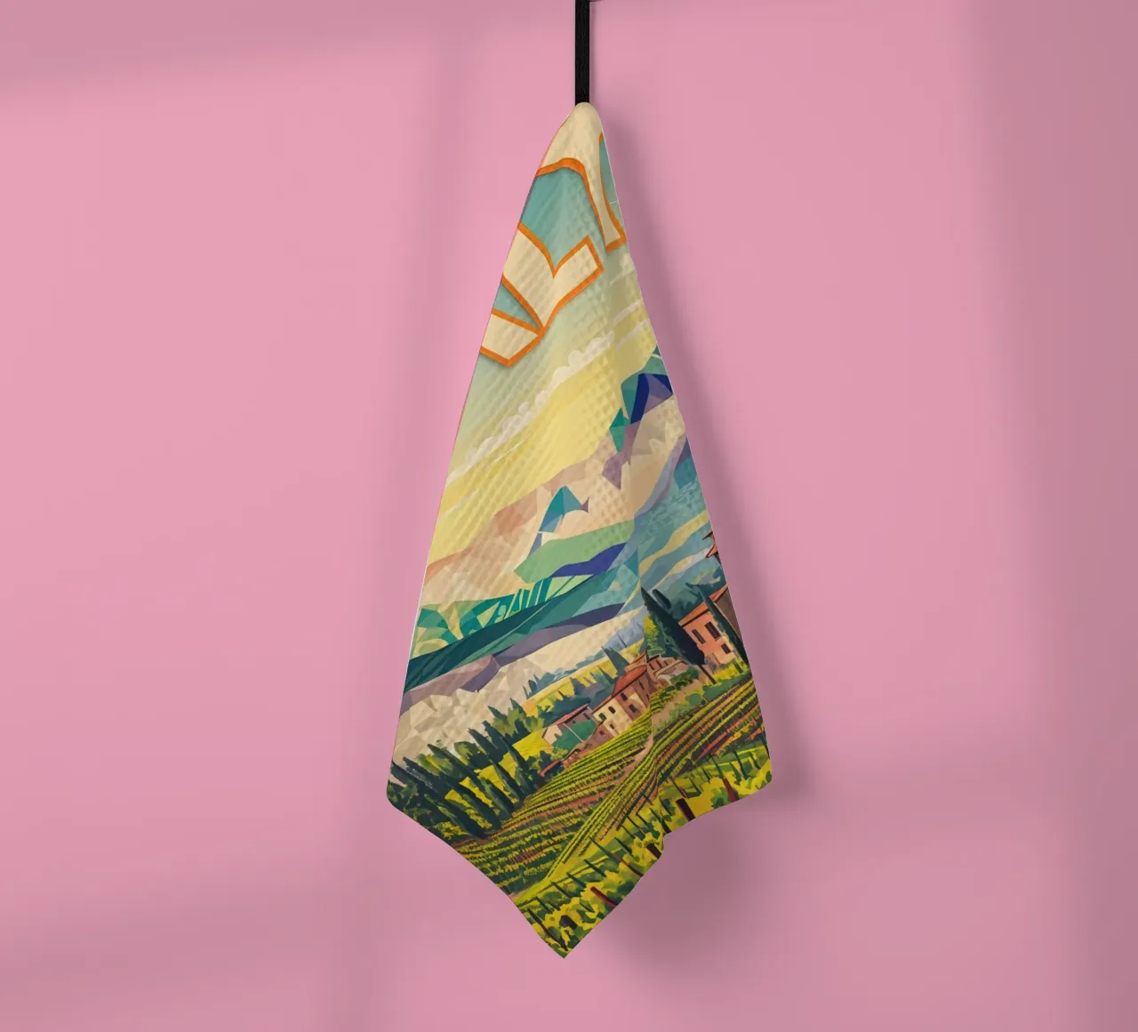 vintage italy tea towel by 🎁 ARTVI-SHOP