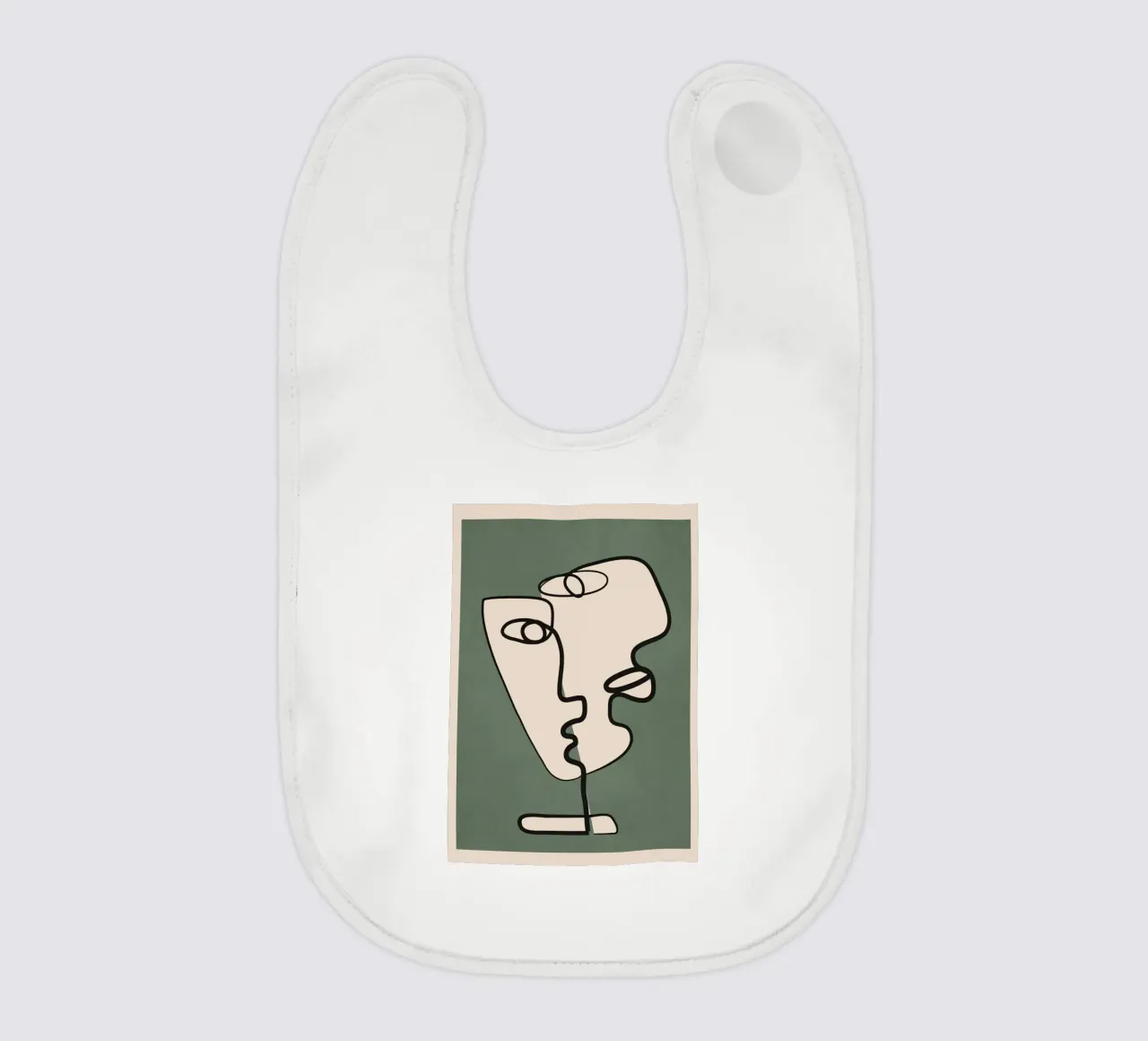 Interwoven Faces 3 bavaglino da Nadjaa