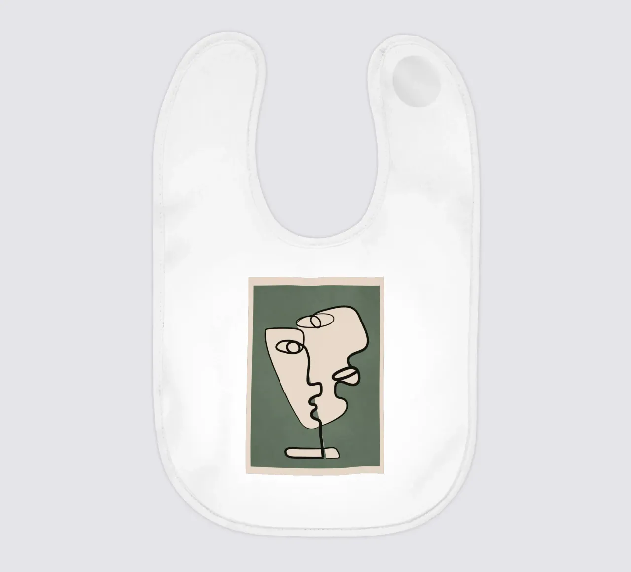 Interwoven Faces 3 bavaglino da Nadjaa