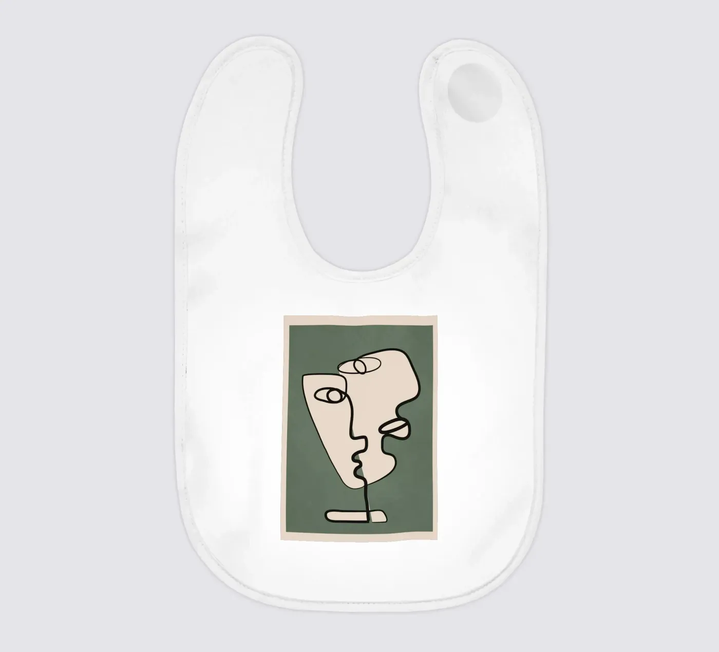 Interwoven Faces 3 bavaglino da Nadjaa