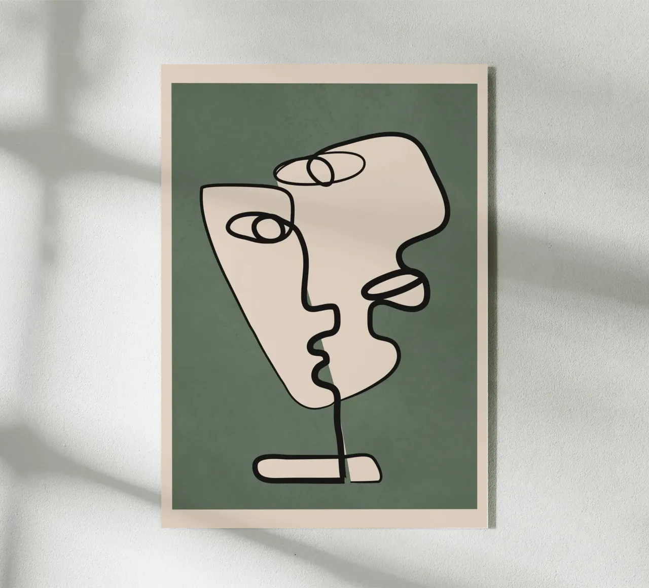 Interwoven Faces 3 plexiglass da Nadjaa