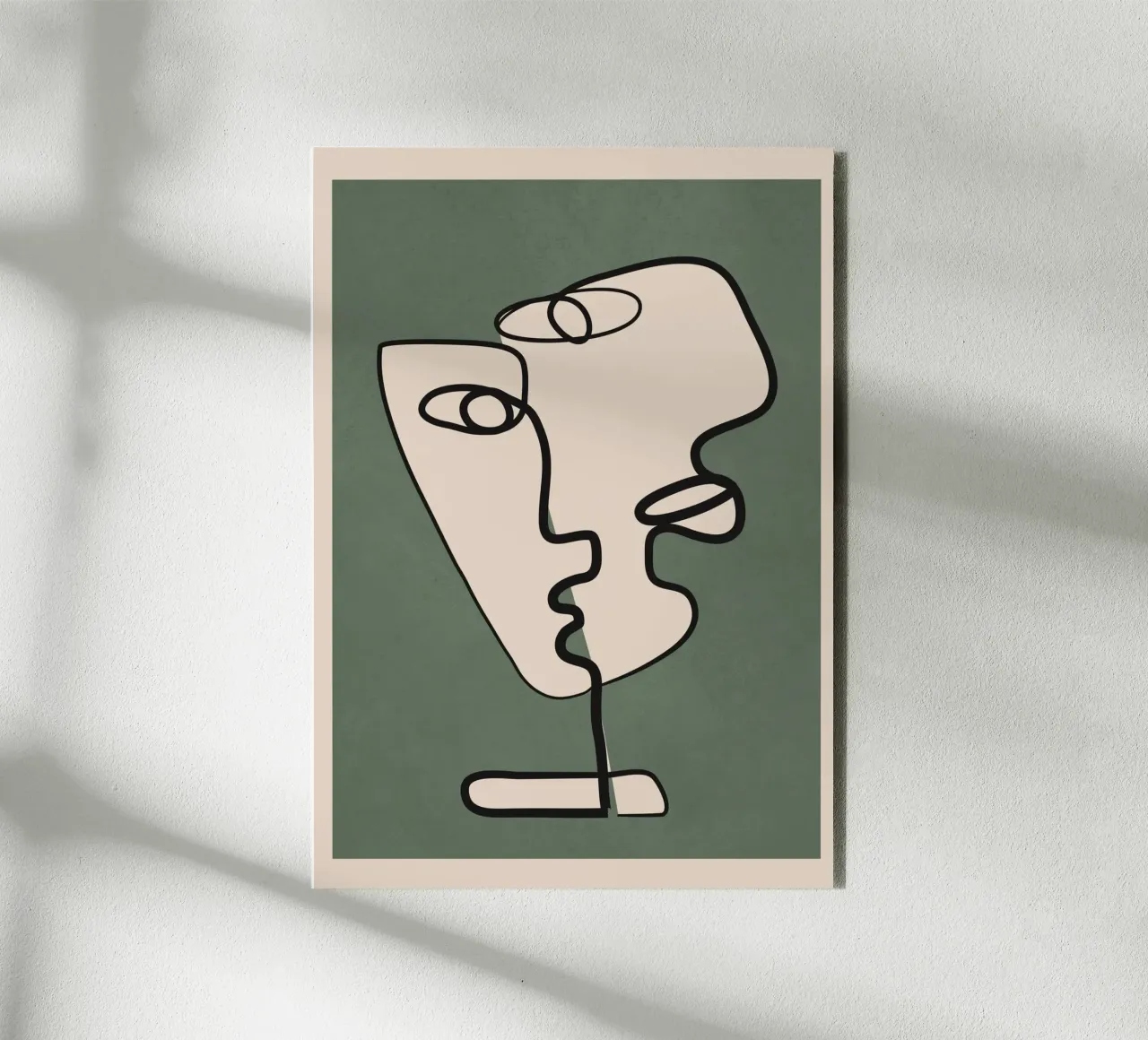 Interwoven Faces 3 pannello forex da Nadjaa