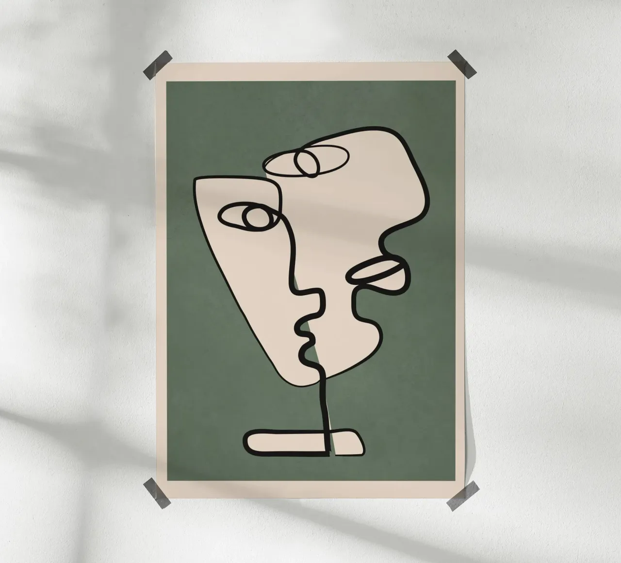 Interwoven Faces 3 poster da Nadjaa