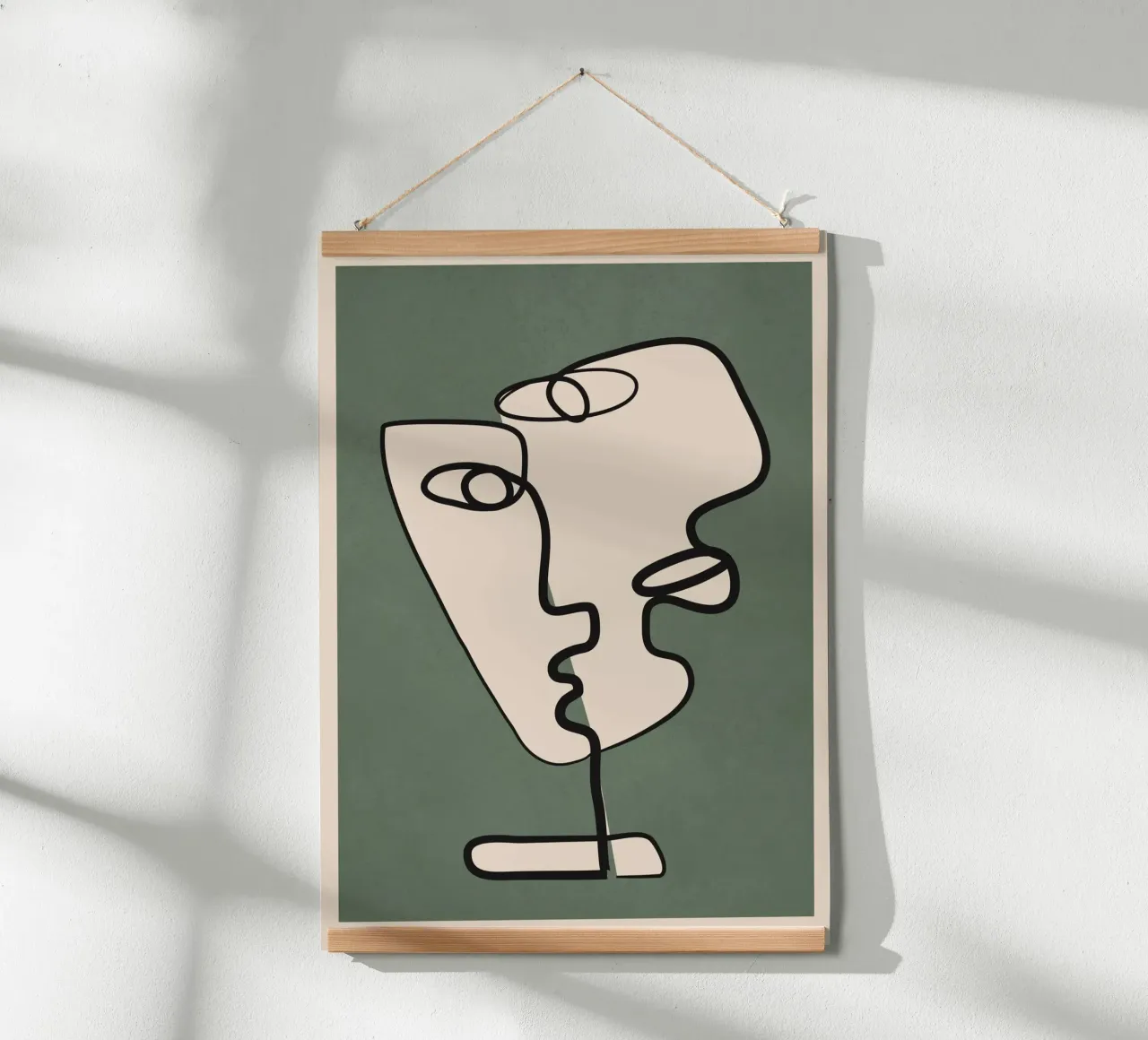 Interwoven Faces 3 poster da Nadjaa