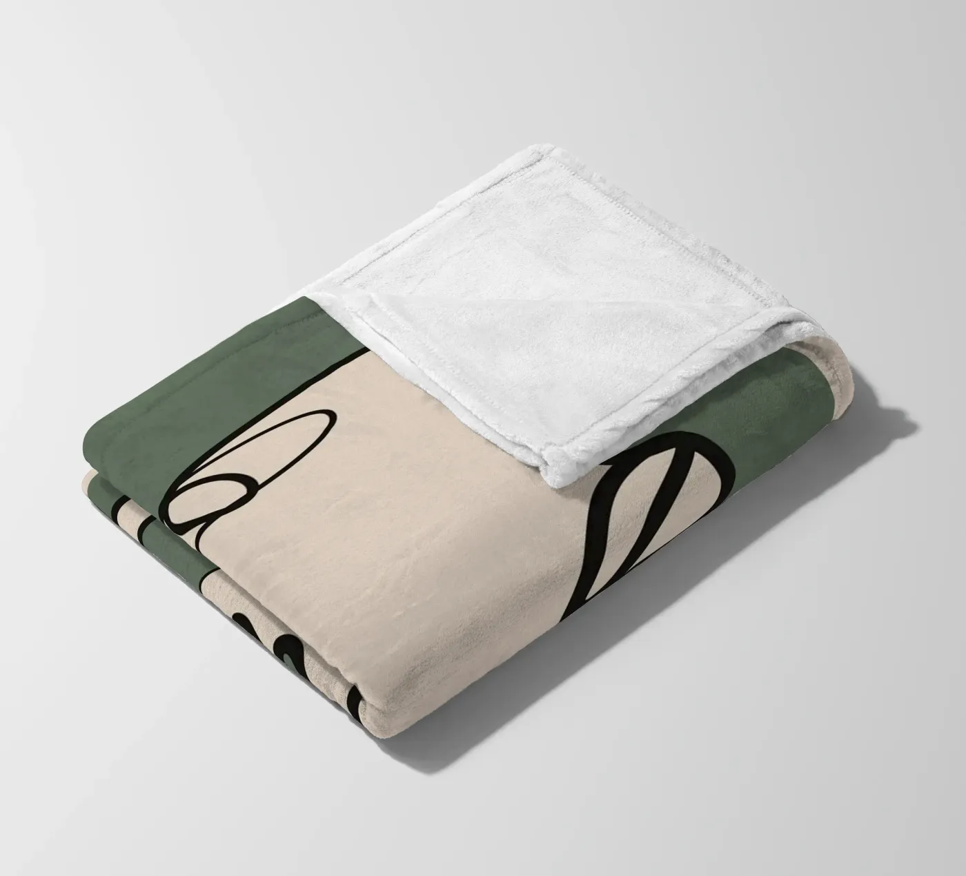 Interwoven Faces 3 coperta in pile da Nadjaa