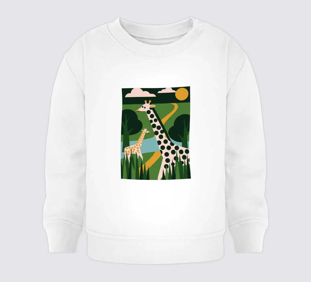 Two Giraffes felpa neonato da LOOK DIFFERENT