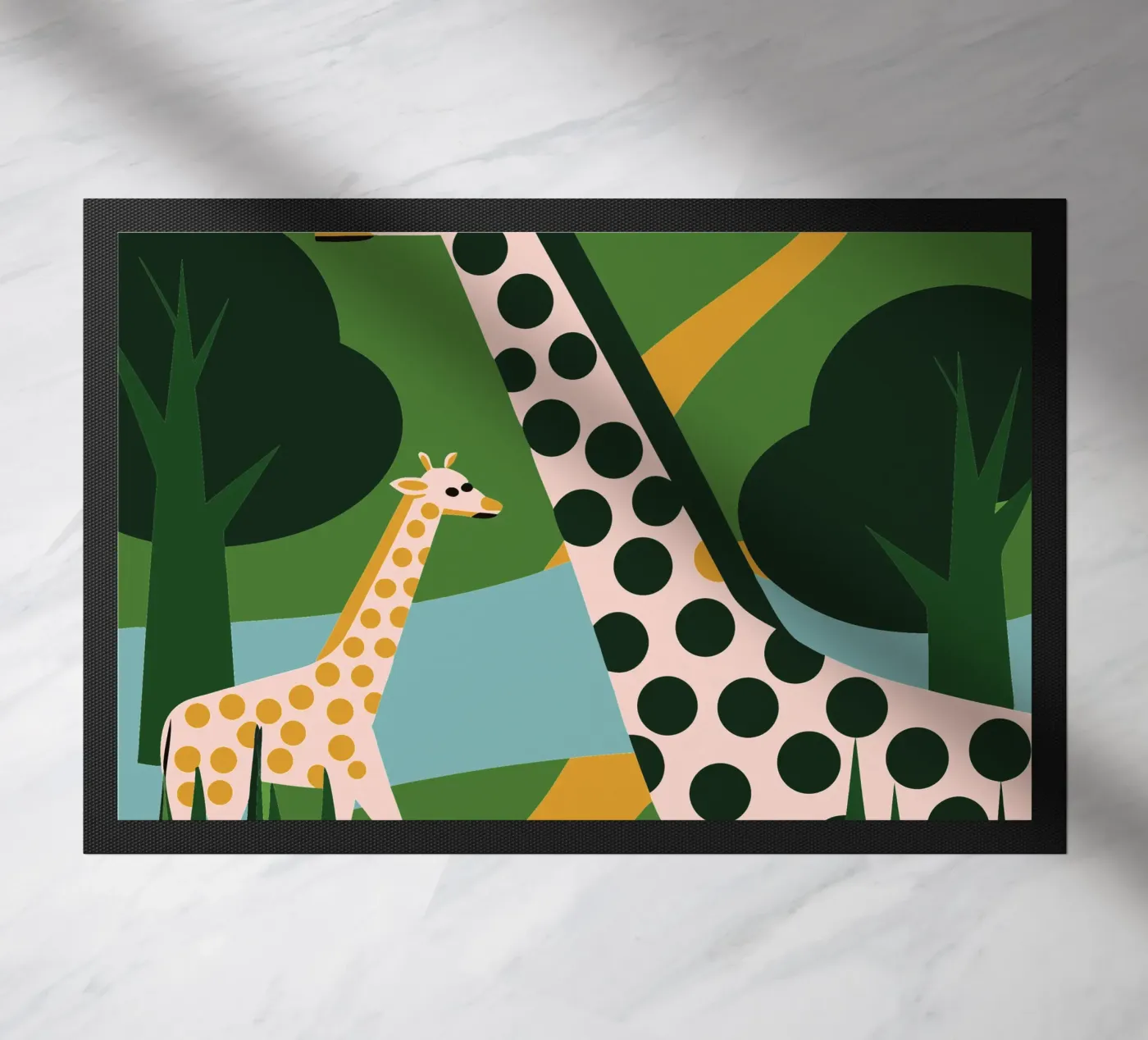 Two Giraffes zerbino da LOOK DIFFERENT