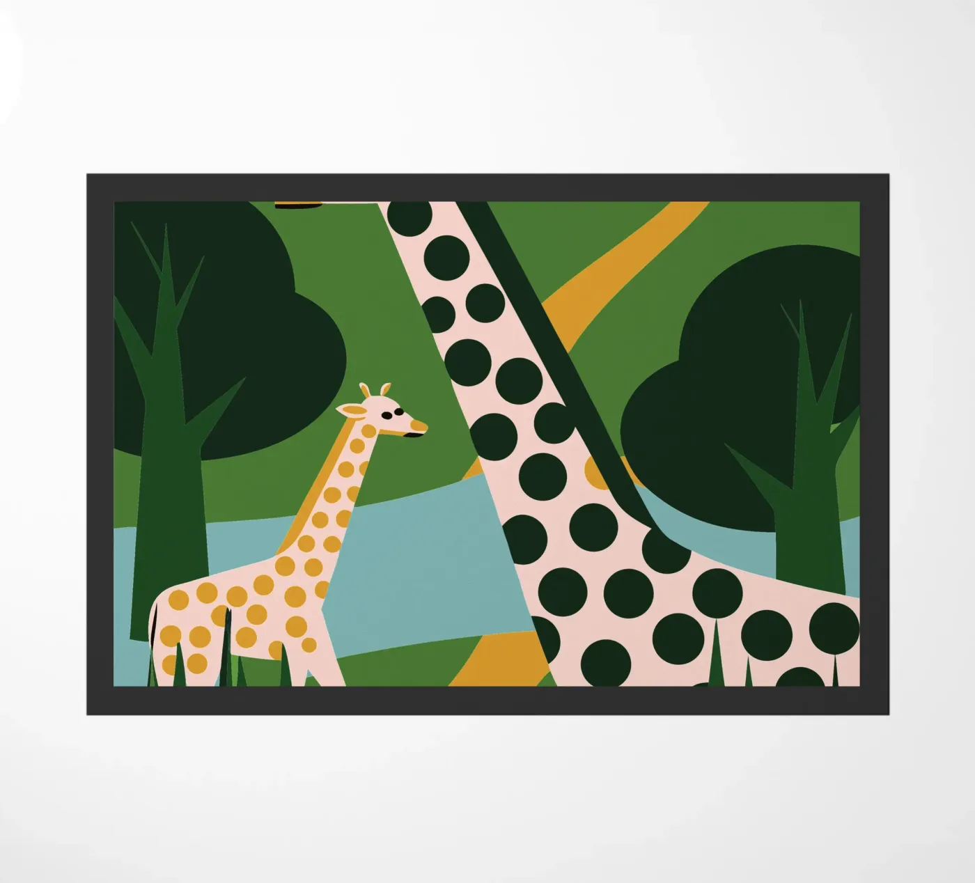 Two Giraffes zerbino da LOOK DIFFERENT