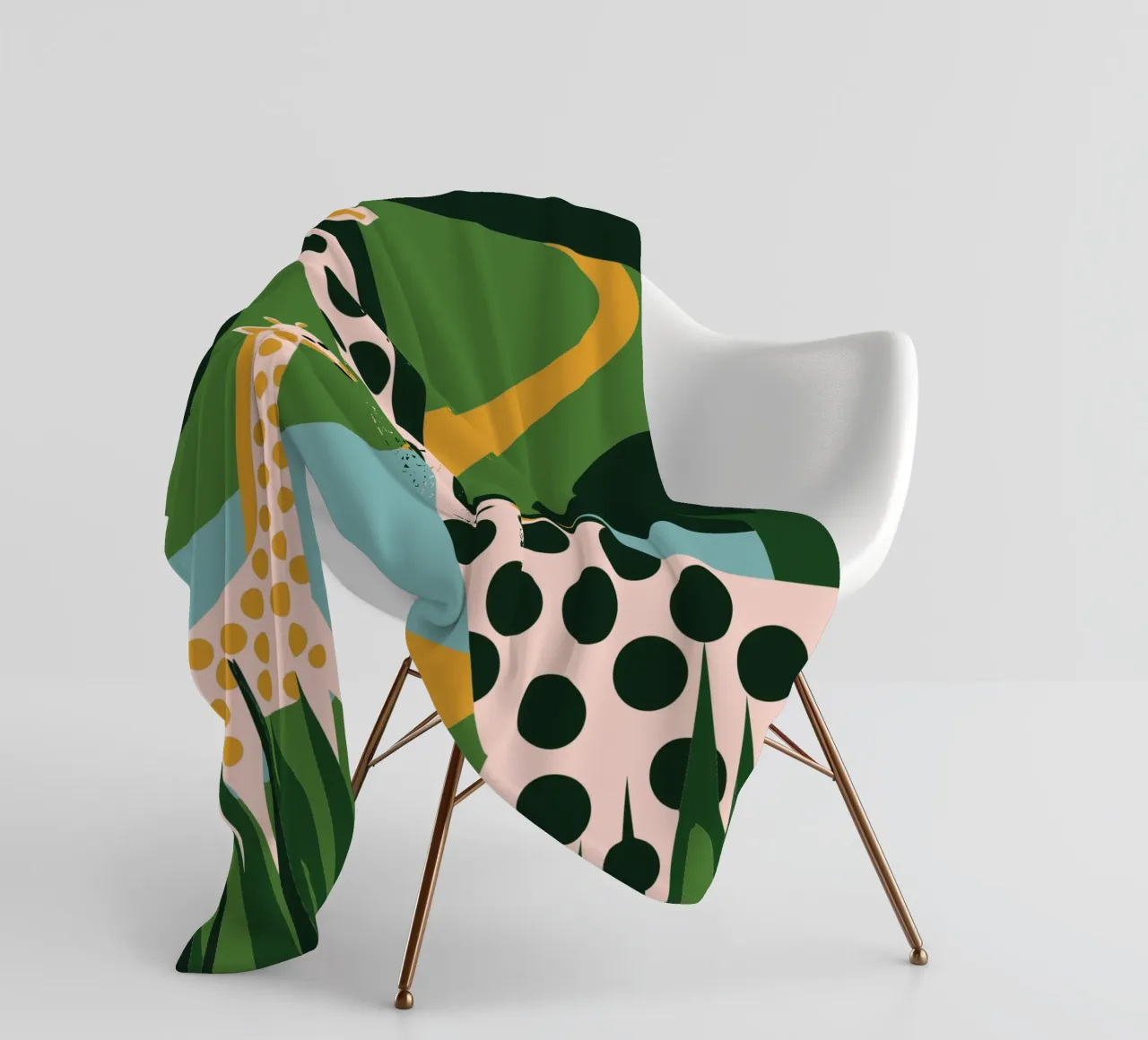 Two Giraffes coperta in pile da LOOK DIFFERENT