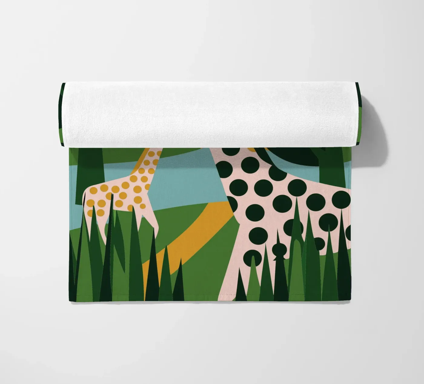 Two Giraffes telo mare da LOOK DIFFERENT