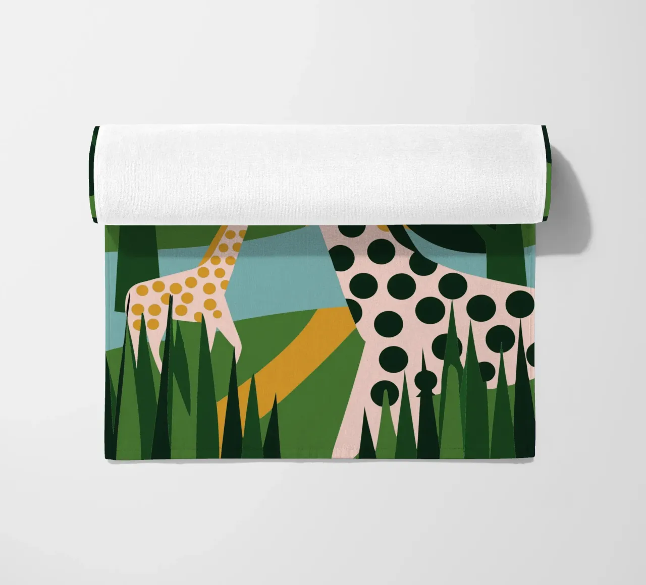 Two Giraffes telo mare da LOOK DIFFERENT
