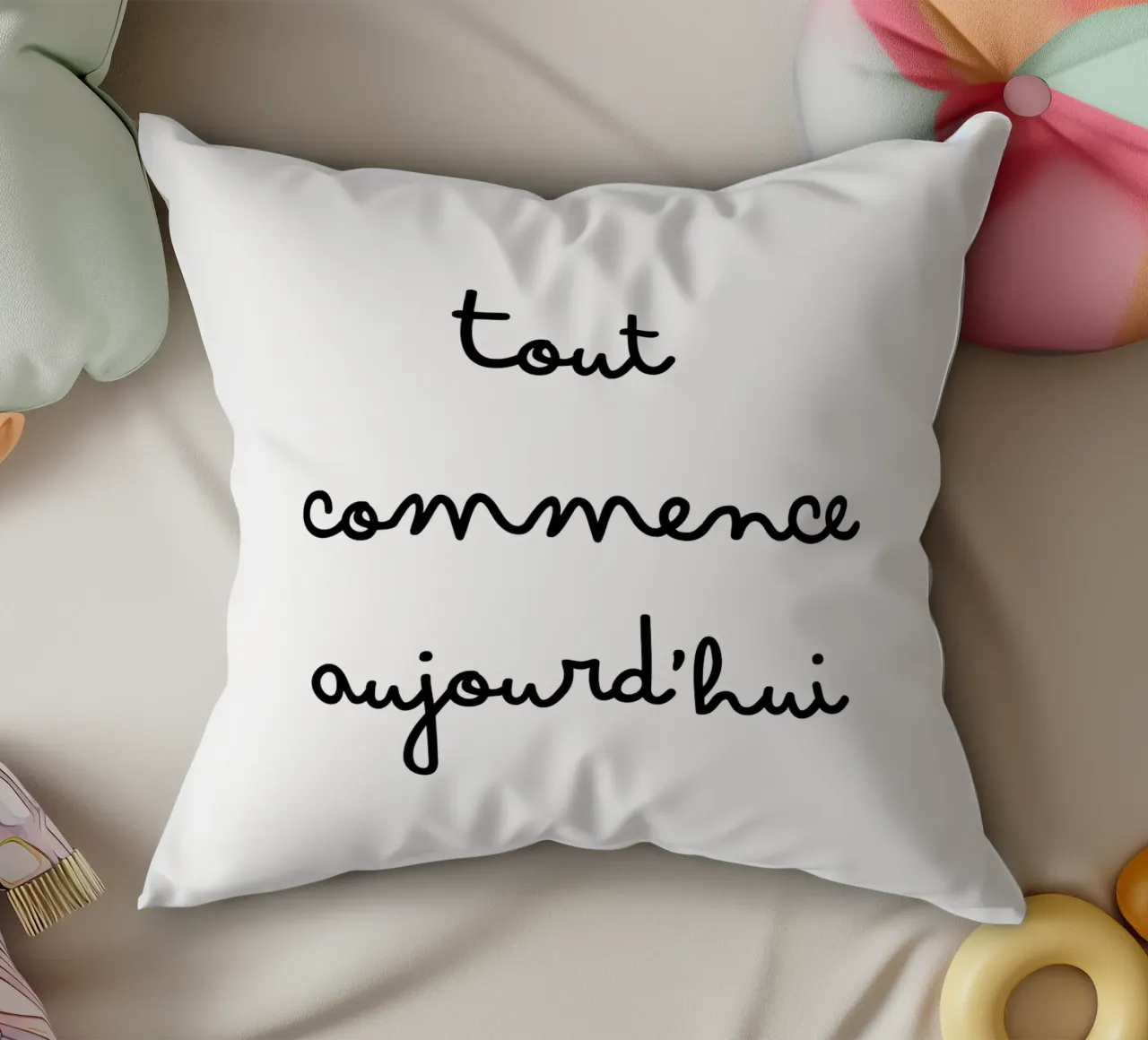 Tutto inizia oggi cuscino da TCHAK ART