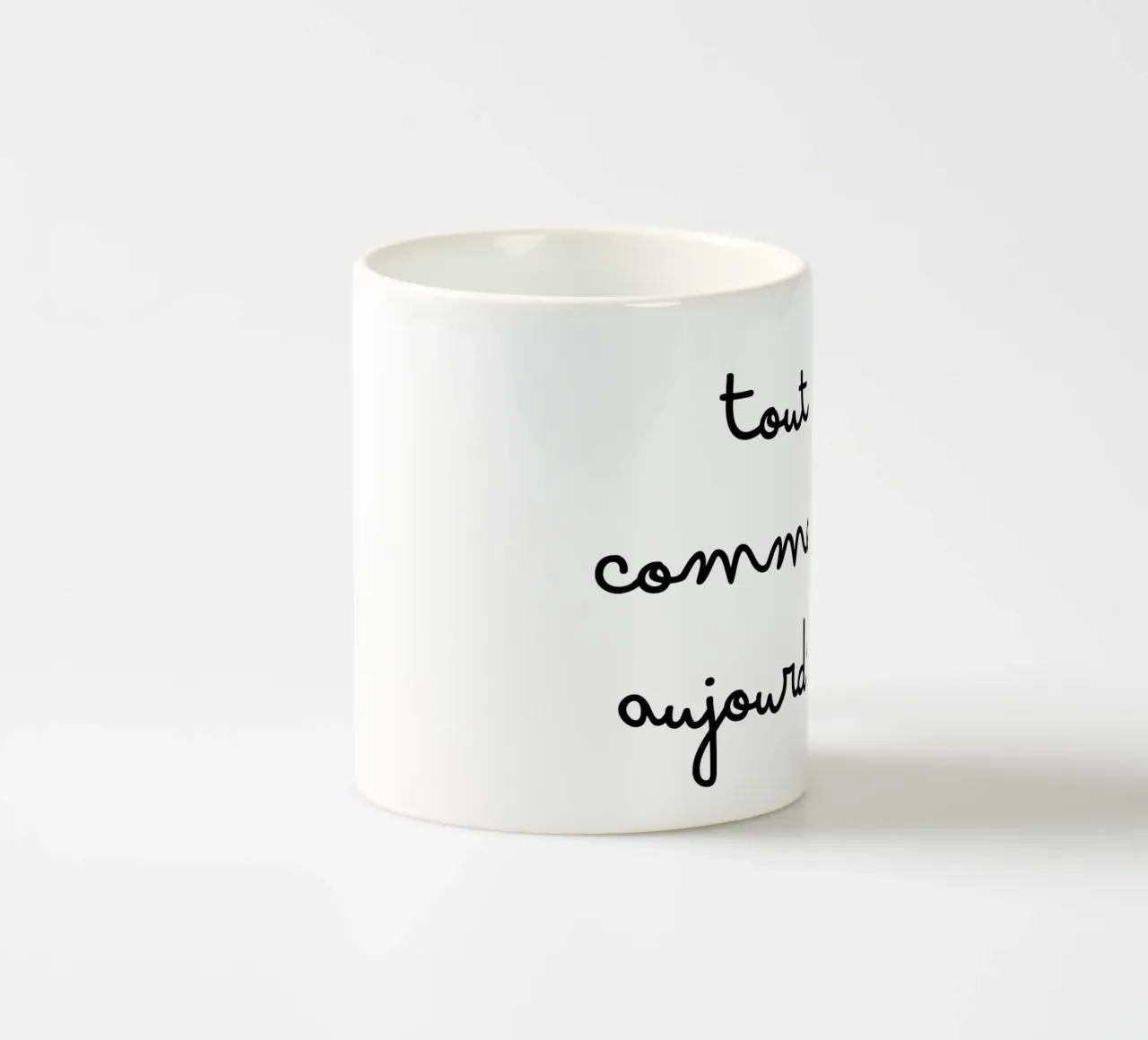 Tutto inizia oggi tazza in ceramica da TCHAK ART