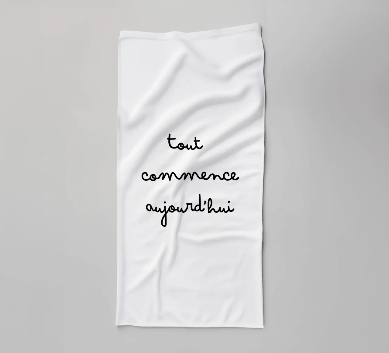 It all starts today towel by TCHAK ART