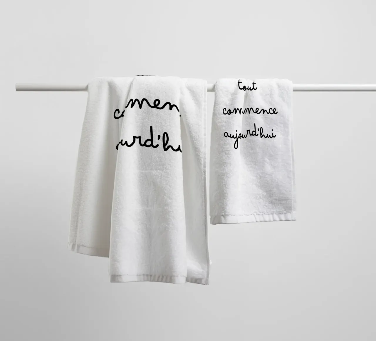It all starts today towel by TCHAK ART