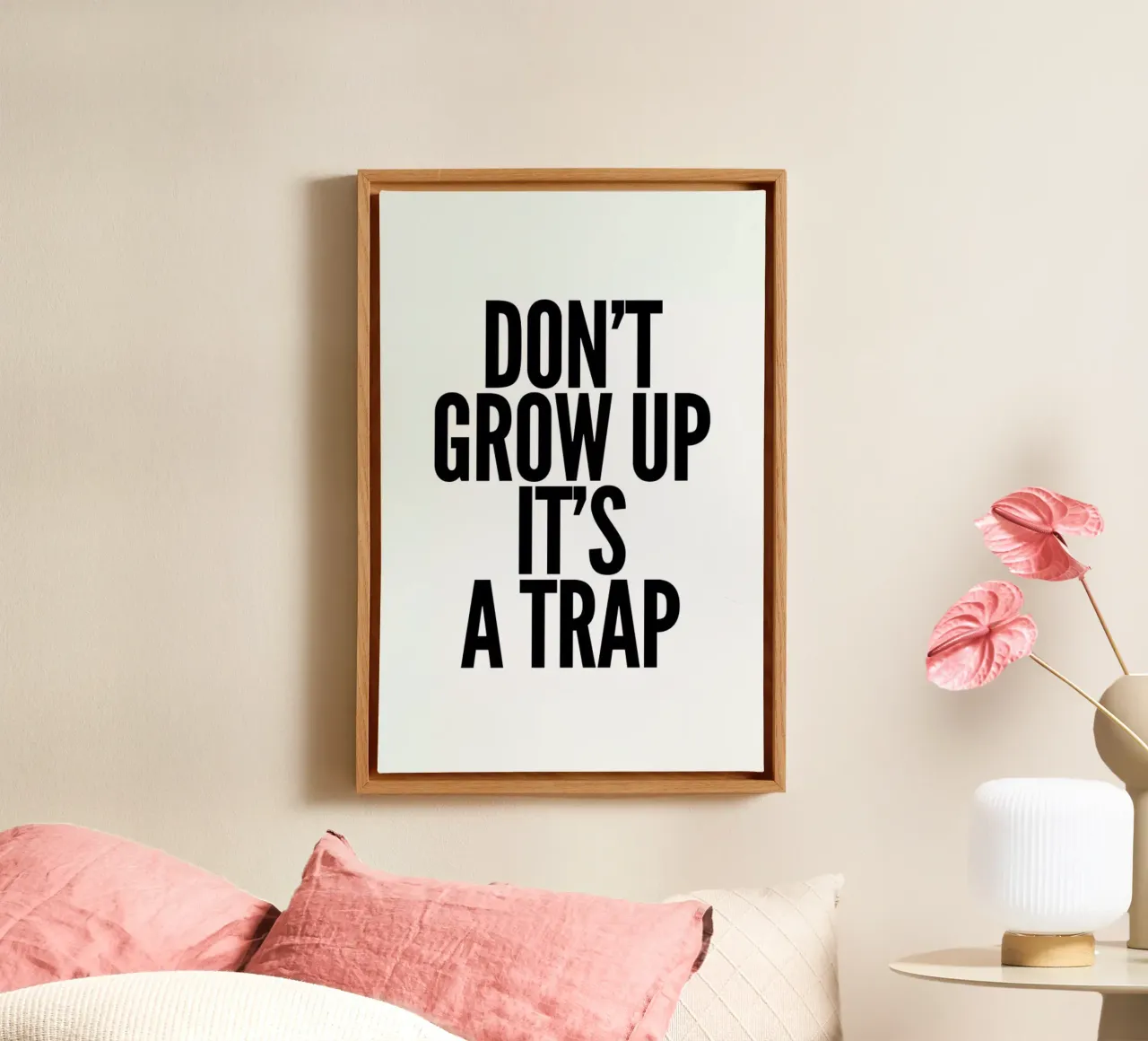 Grow canvas van Mottos by Sinan Saydik
