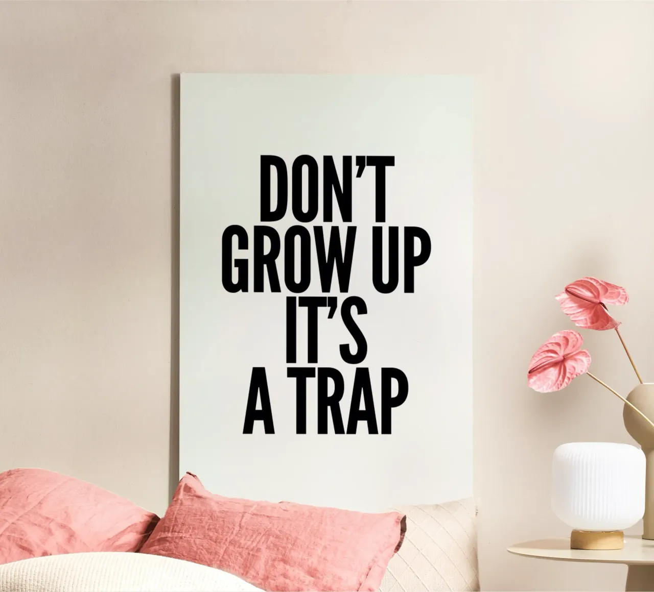 Grow canvas van Mottos by Sinan Saydik