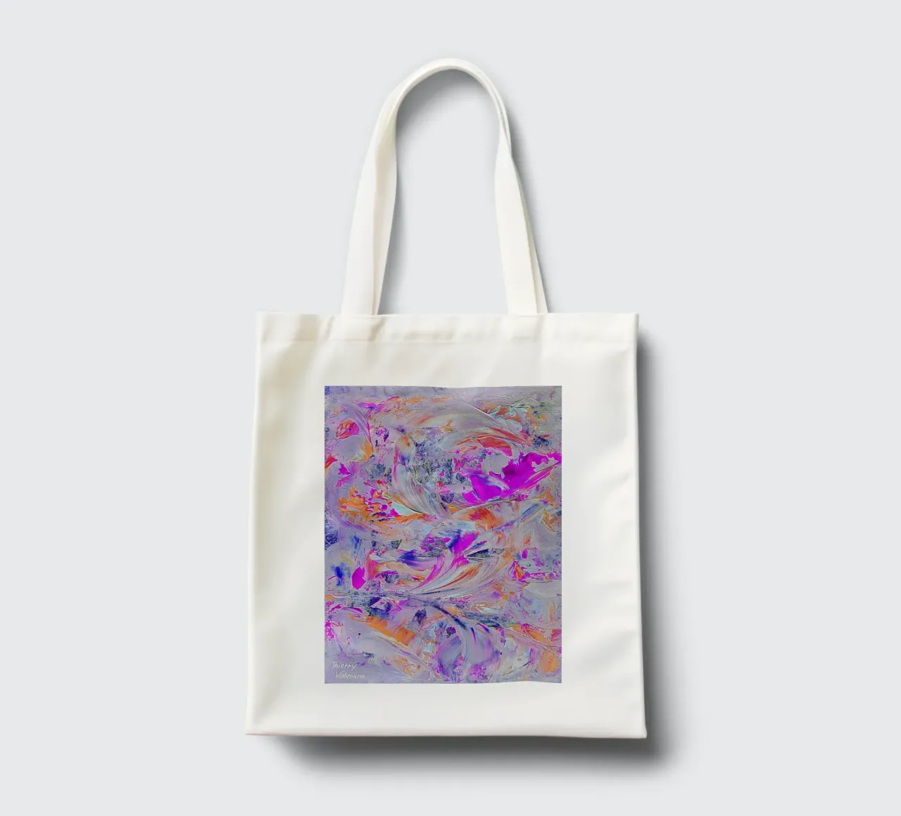 IDEAL GIFT 28 invers tote bag by Thierry Vobmann Abstract painting