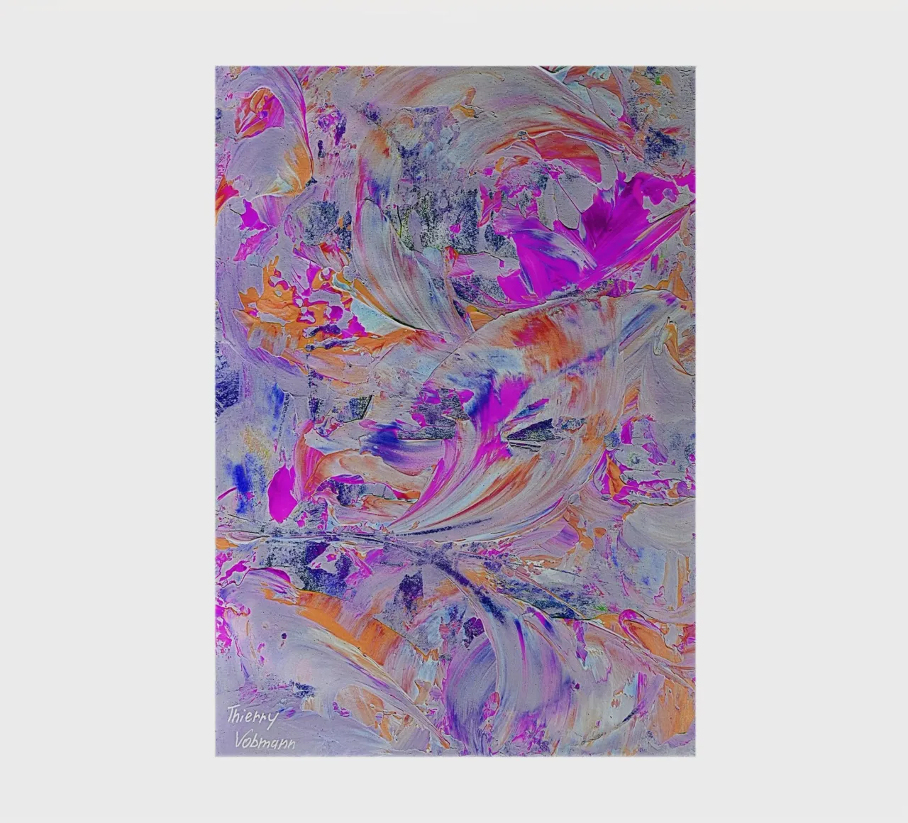 IDEAL GIFT 28 invers notebook by Thierry Vobmann Abstract painting