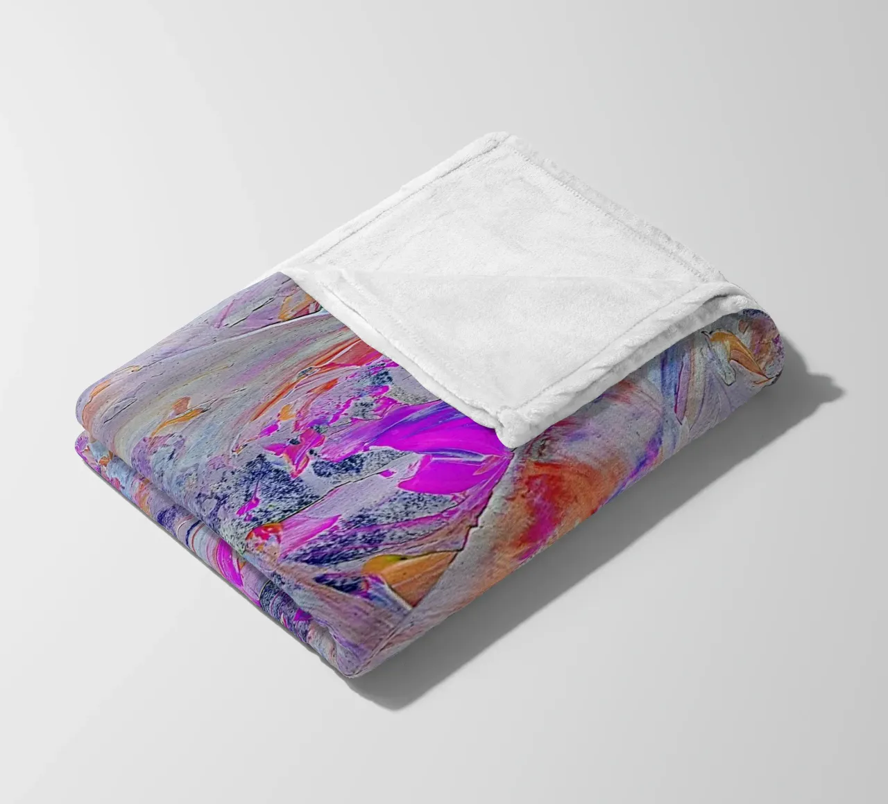 IDEAL GIFT 28 invers coperta in pile da Thierry Vobmann Abstract painting