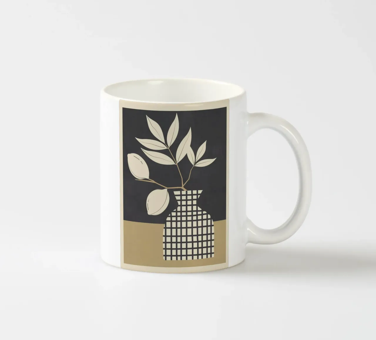 Lemon Stillness 1 tazza in ceramica da Nadjaa