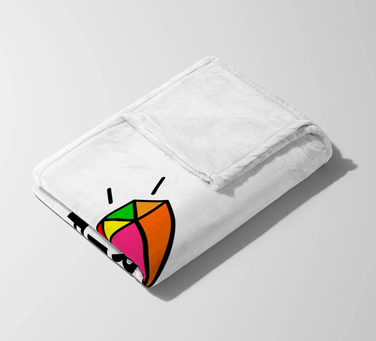 Born to shine and sparkle coperta in pile da baobabprintstore