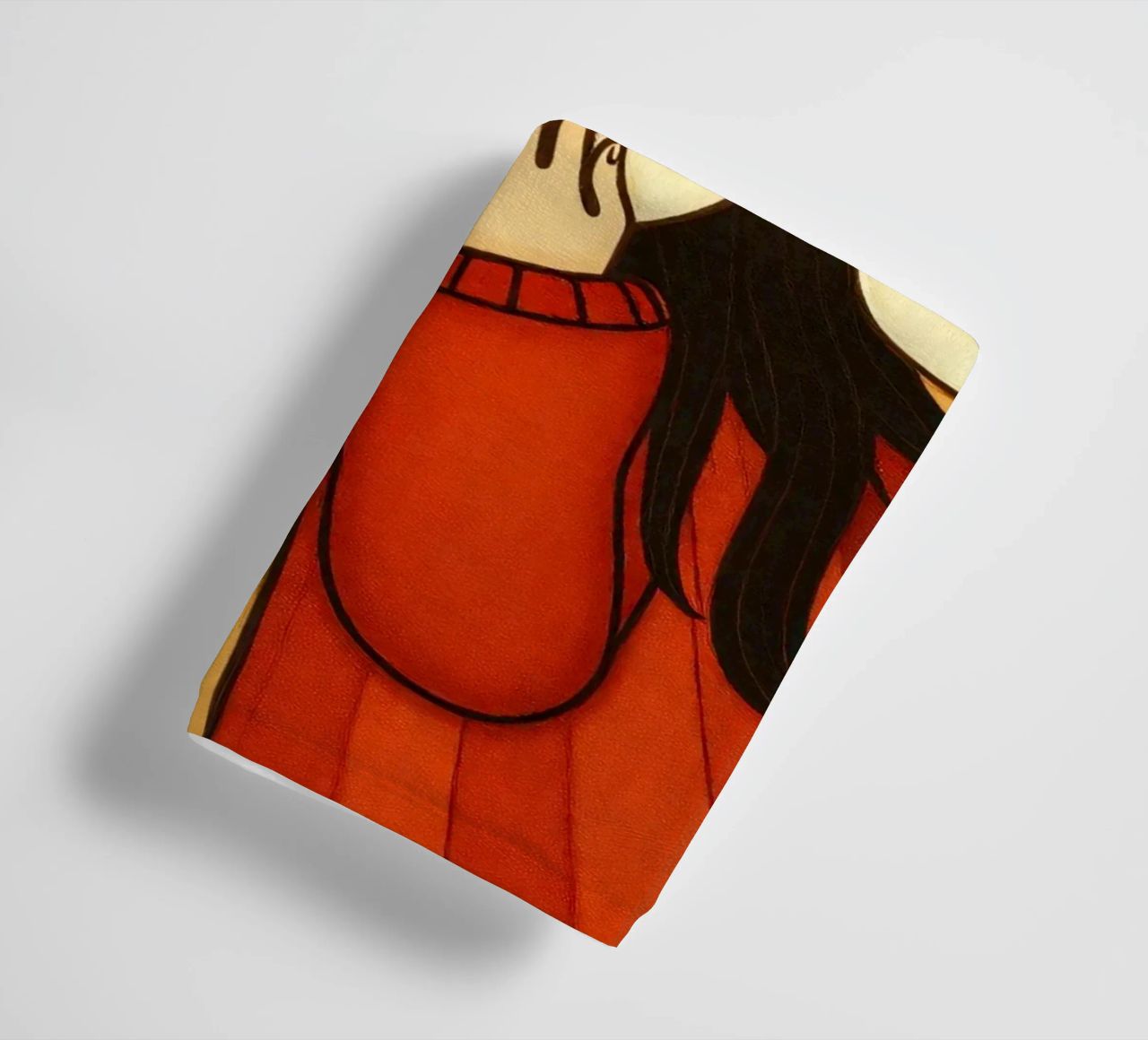 Un'opera d'arte che simboleggia l'unità e l'amore, utilizzando le calde tonalità della terra. asciugamano da bagno da DesignDoodle