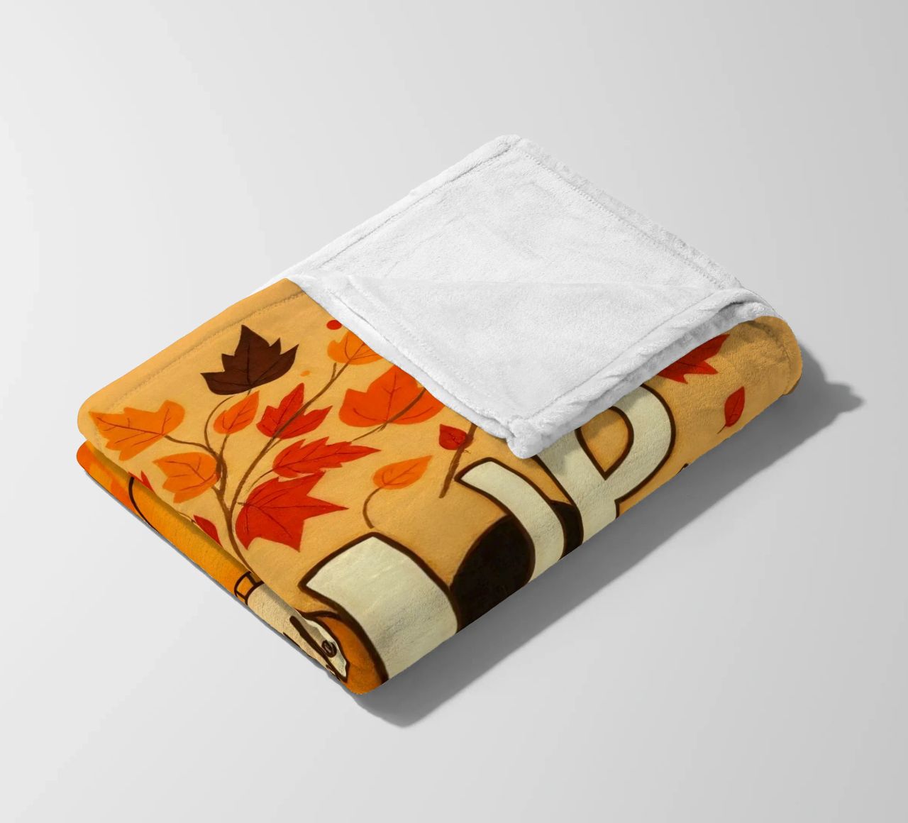 Un'opera d'arte che simboleggia l'unità e l'amore, utilizzando le calde tonalità della terra. coperta in pile da DesignDoodle