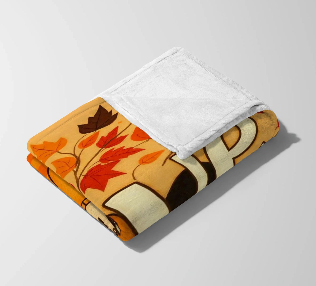 Un'opera d'arte che simboleggia l'unità e l'amore, utilizzando le calde tonalità della terra. coperta in pile da DesignDoodle