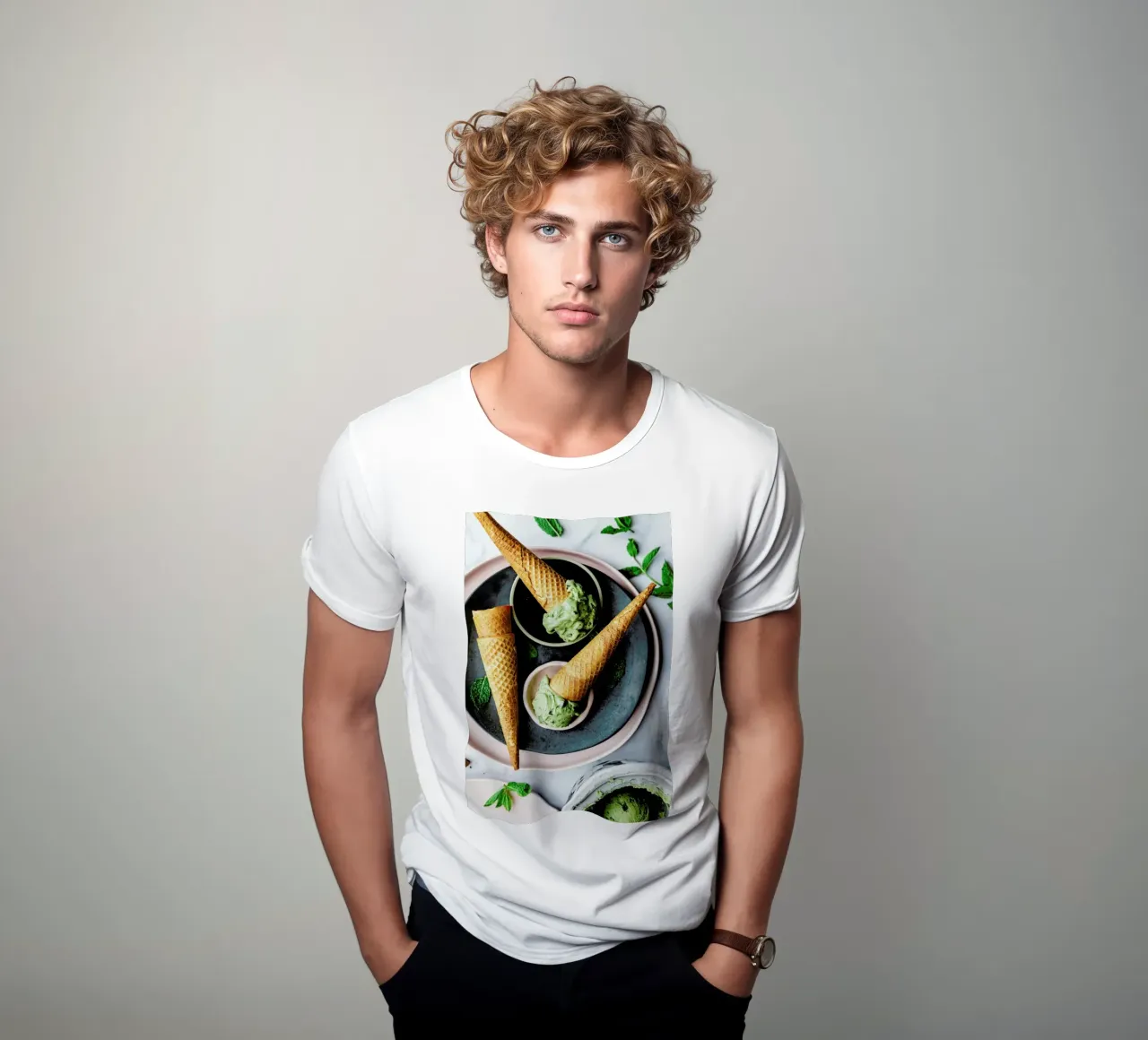 Minz Eis t-shirt da Eat this