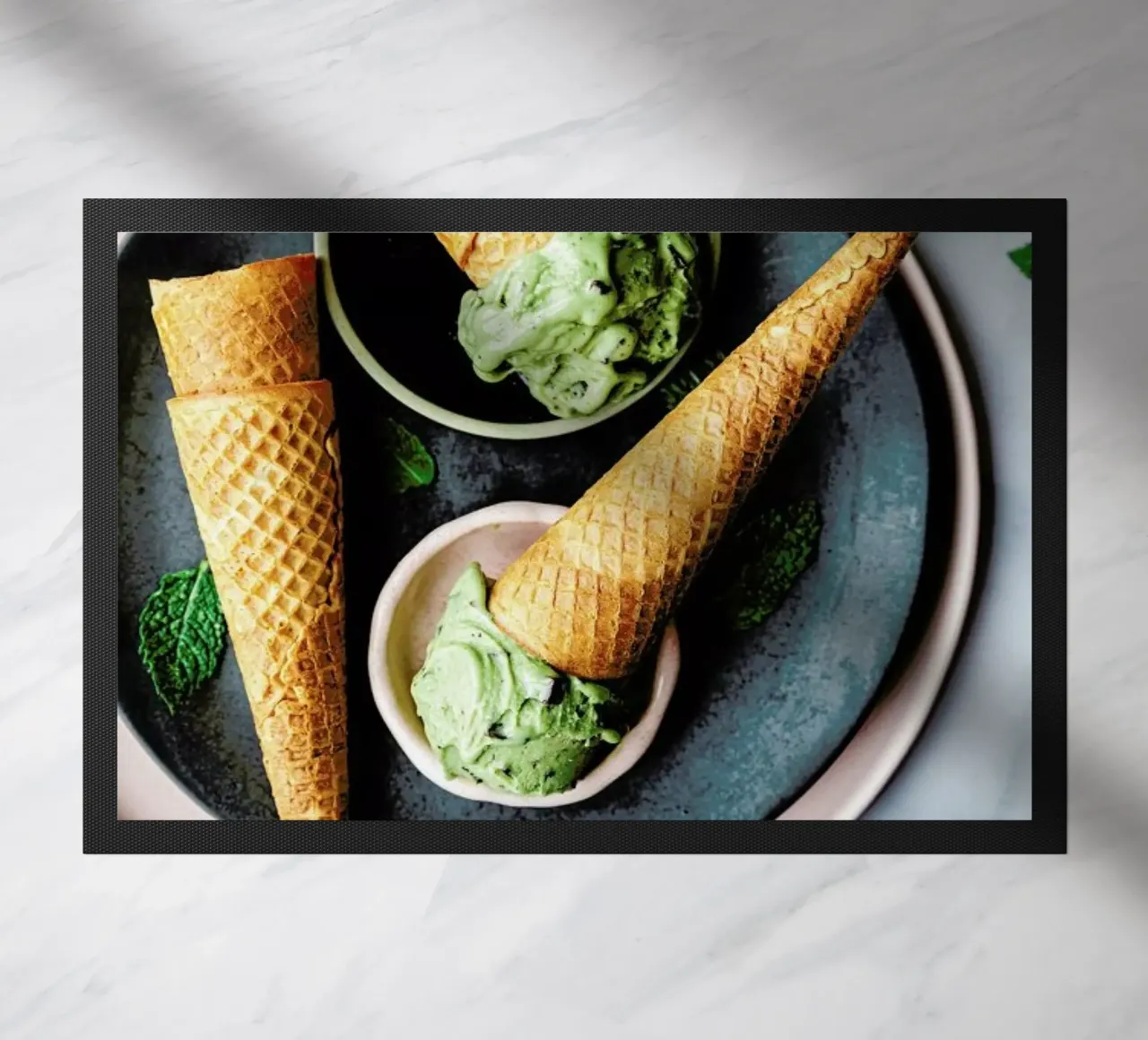 Minz Eis doormat by Eat this