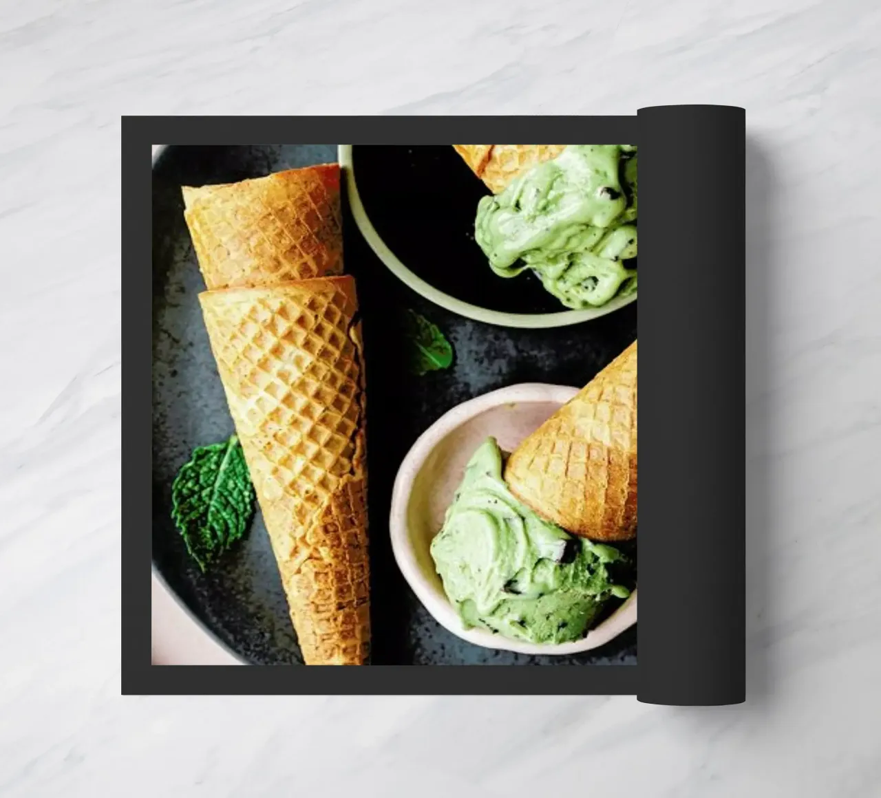 Minz Eis doormat by Eat this