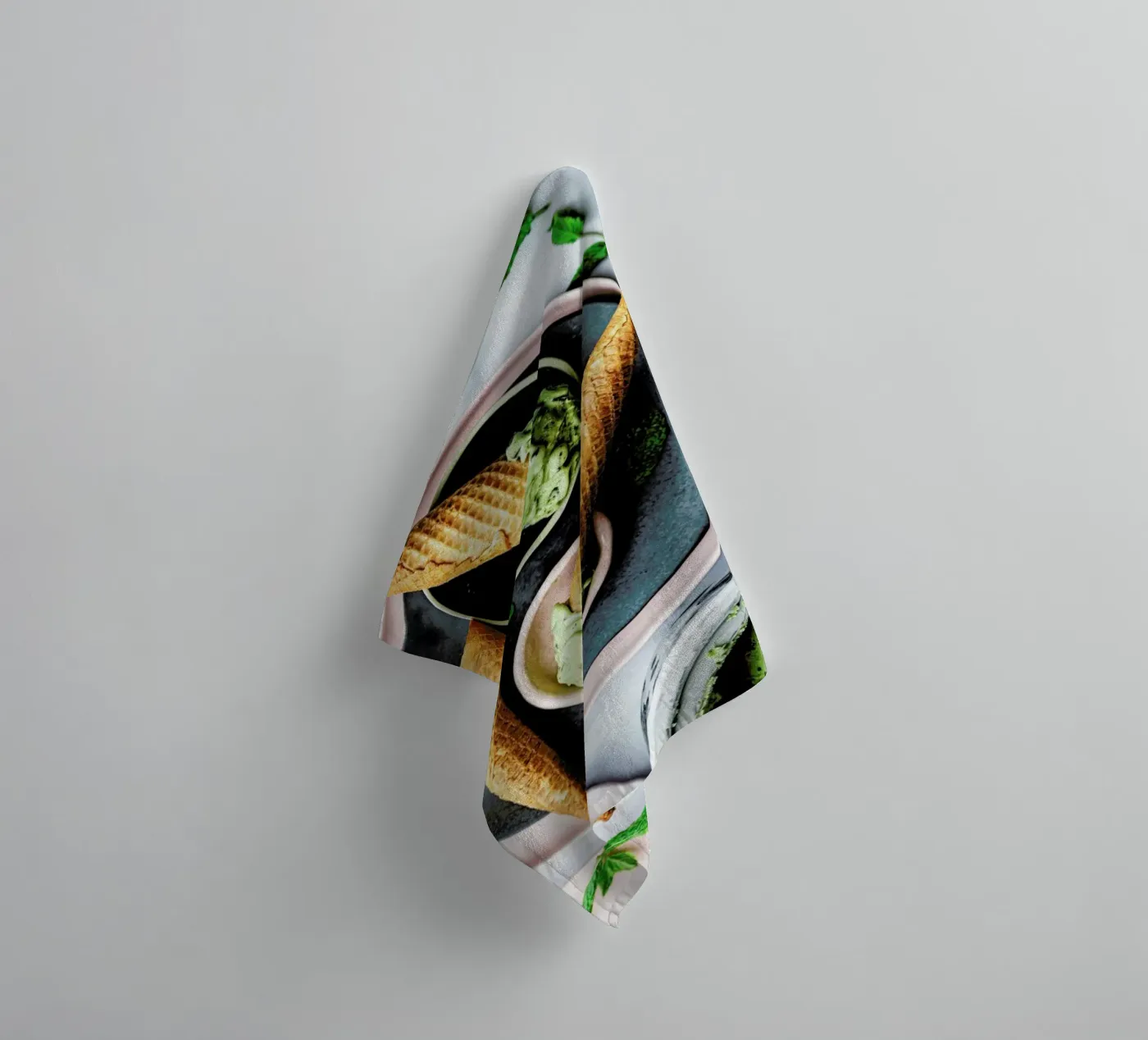 Minz Eis badhanddoek van Eat this