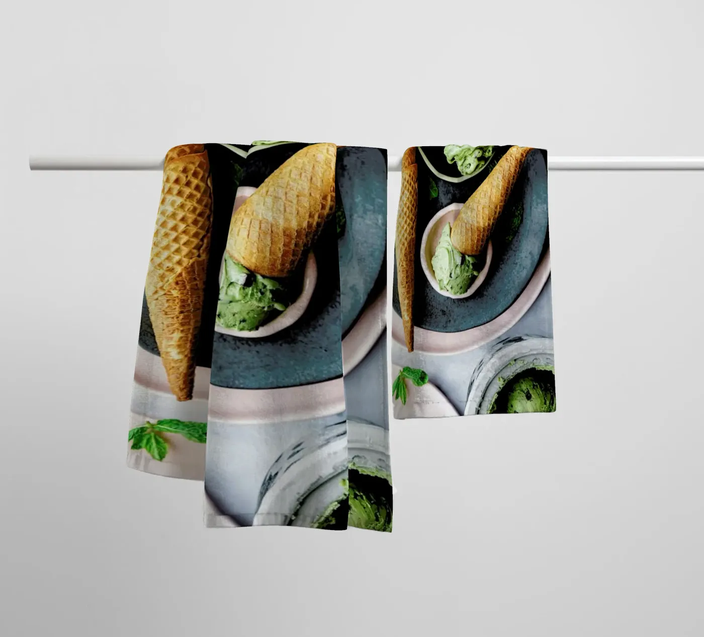 Minz Eis badhanddoek van Eat this