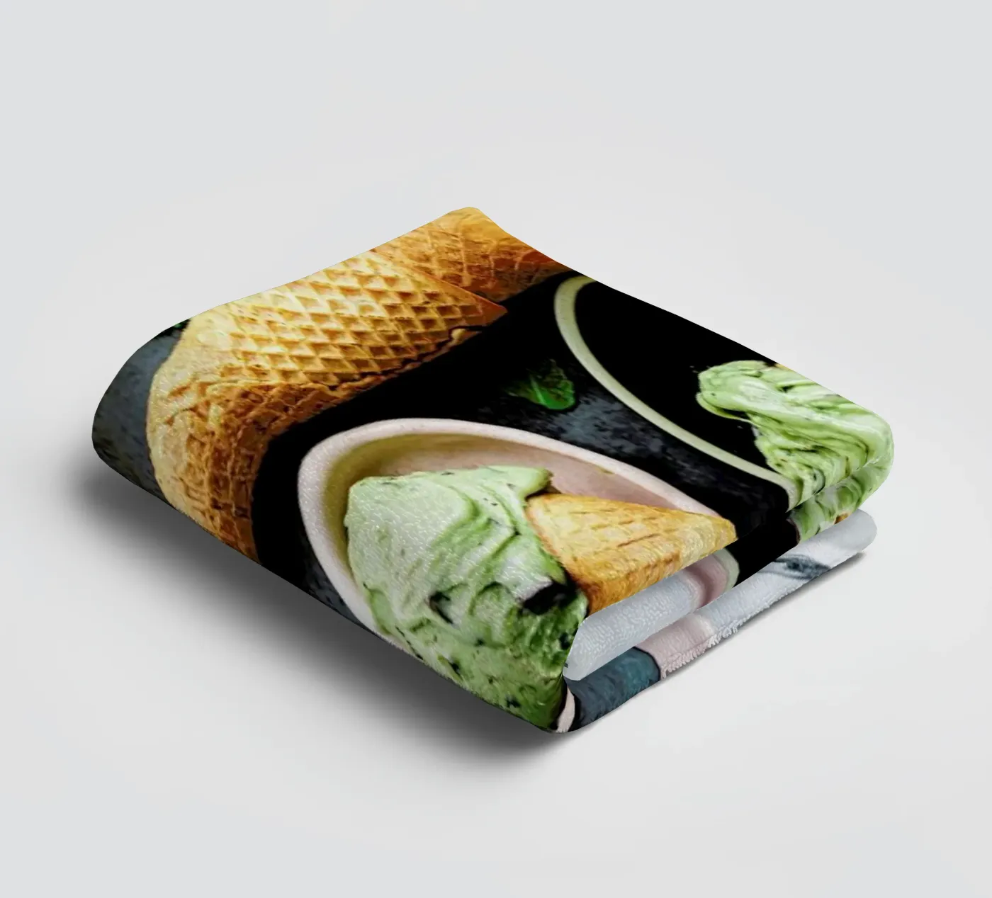 Minz Eis badhanddoek van Eat this